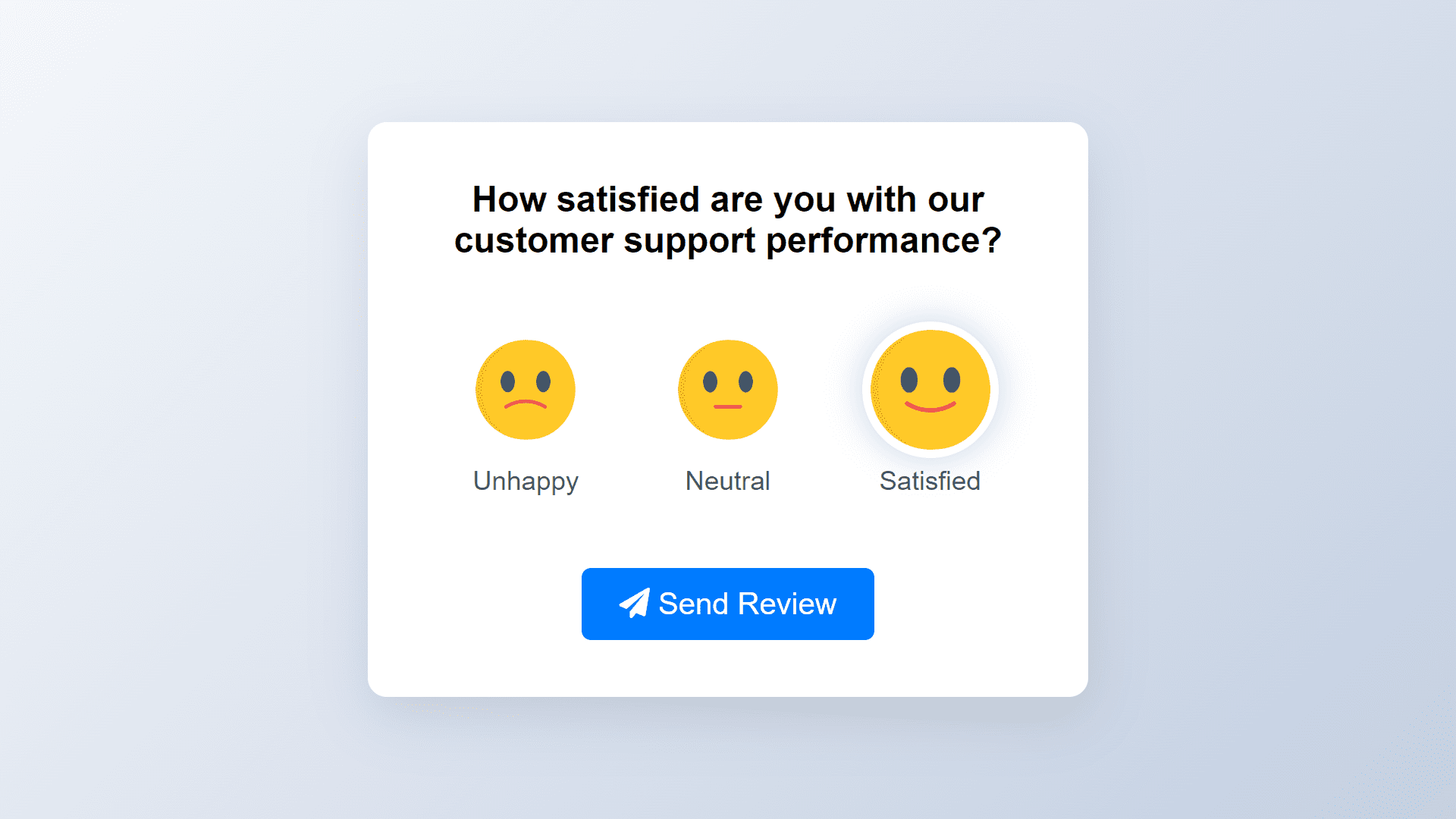 Emoji-Based Customer Satisfaction Feedback